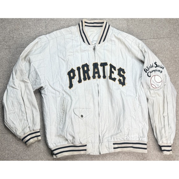 mirage Other - Mirage‎ Vtg MLB Pittsburg Pirates 1960 World Series Reversible Jacket Size XL